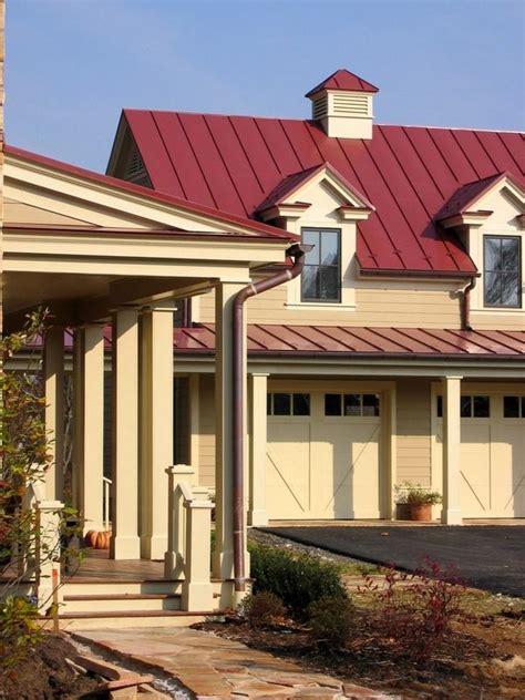 2 colors of metal rood on a house|pre mixed metal roof colors.